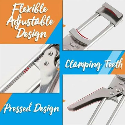 1Pc Adjustable Can Opener Multi-Function Bottle Cap Opener Steel Lids off Jar Opener Labor-Saving Screw Can Opener